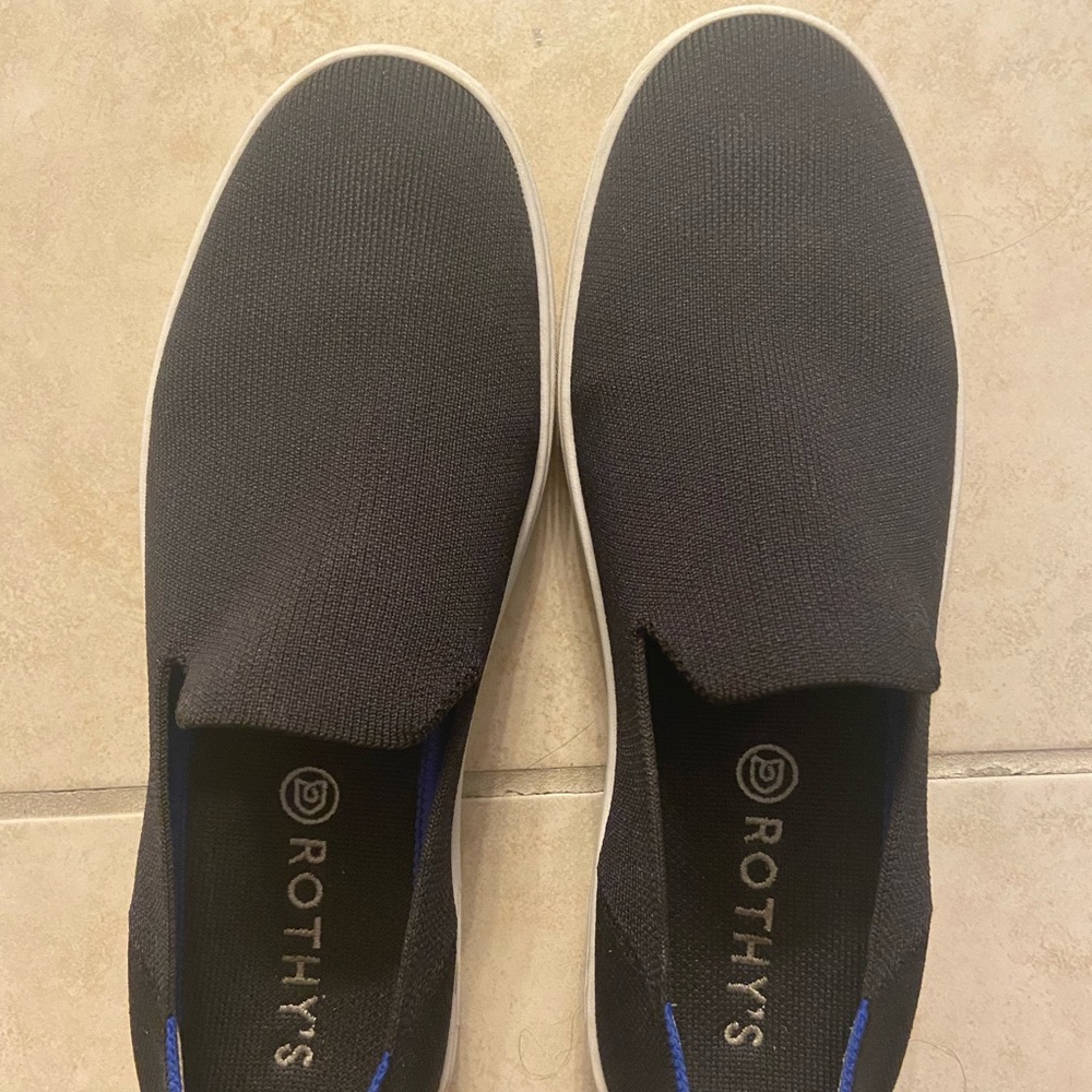 Rothys black sneakers 10.5